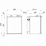 3 way lpg fridge dimensions