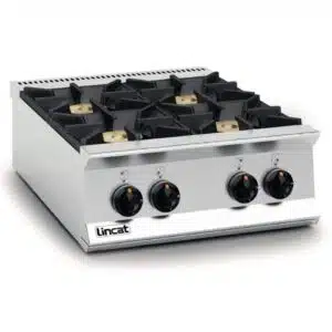 propane gas 4 burner boiling top right catering equipment