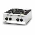 propane gas 4 burner boiling top left catering equipment