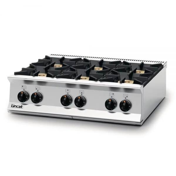 propane gas 6 burner-boiling top left catering equipment