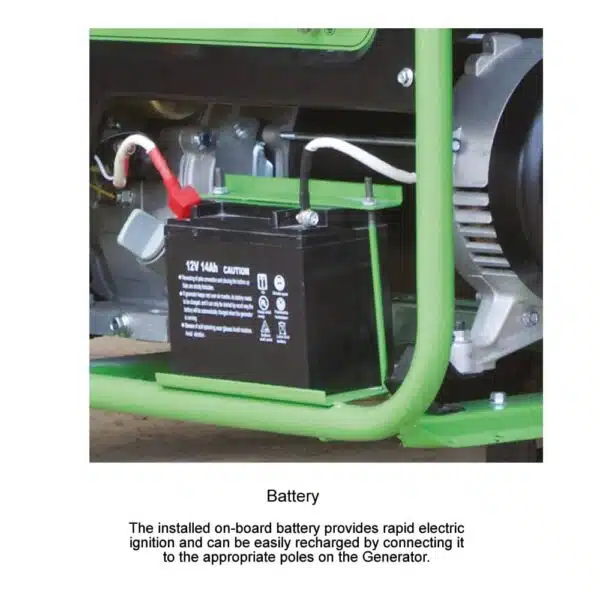 lpg generator battery