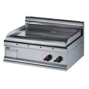 lpg-griddle-half-ribbed catering griddle