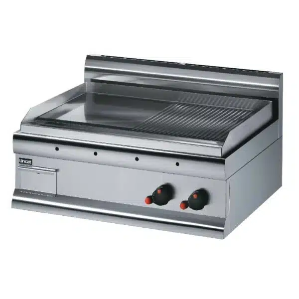 lpg-griddle-half-ribbed catering griddle