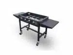 gas griddle side