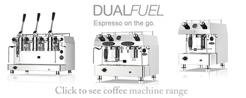 dual fuel coffee machines on the go