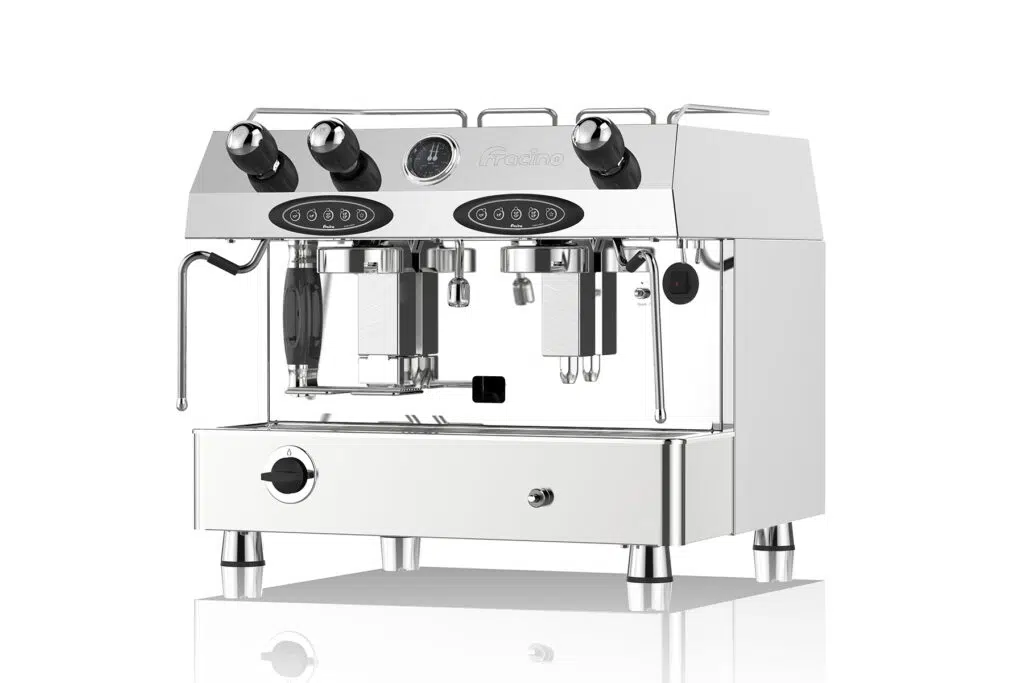 Gas coffee machine used in a mobile coffee business.