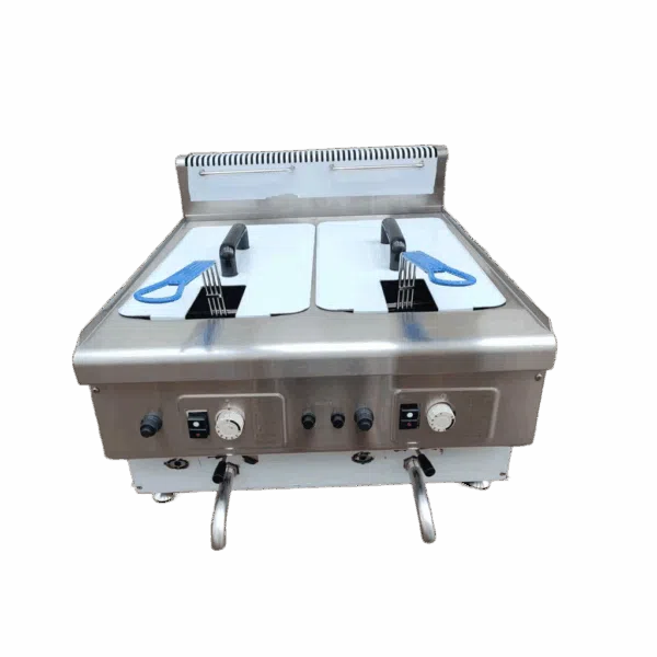 Countertop Gas Fryer Twin Tank 14L x 2 LPG Infernus - Image 2
