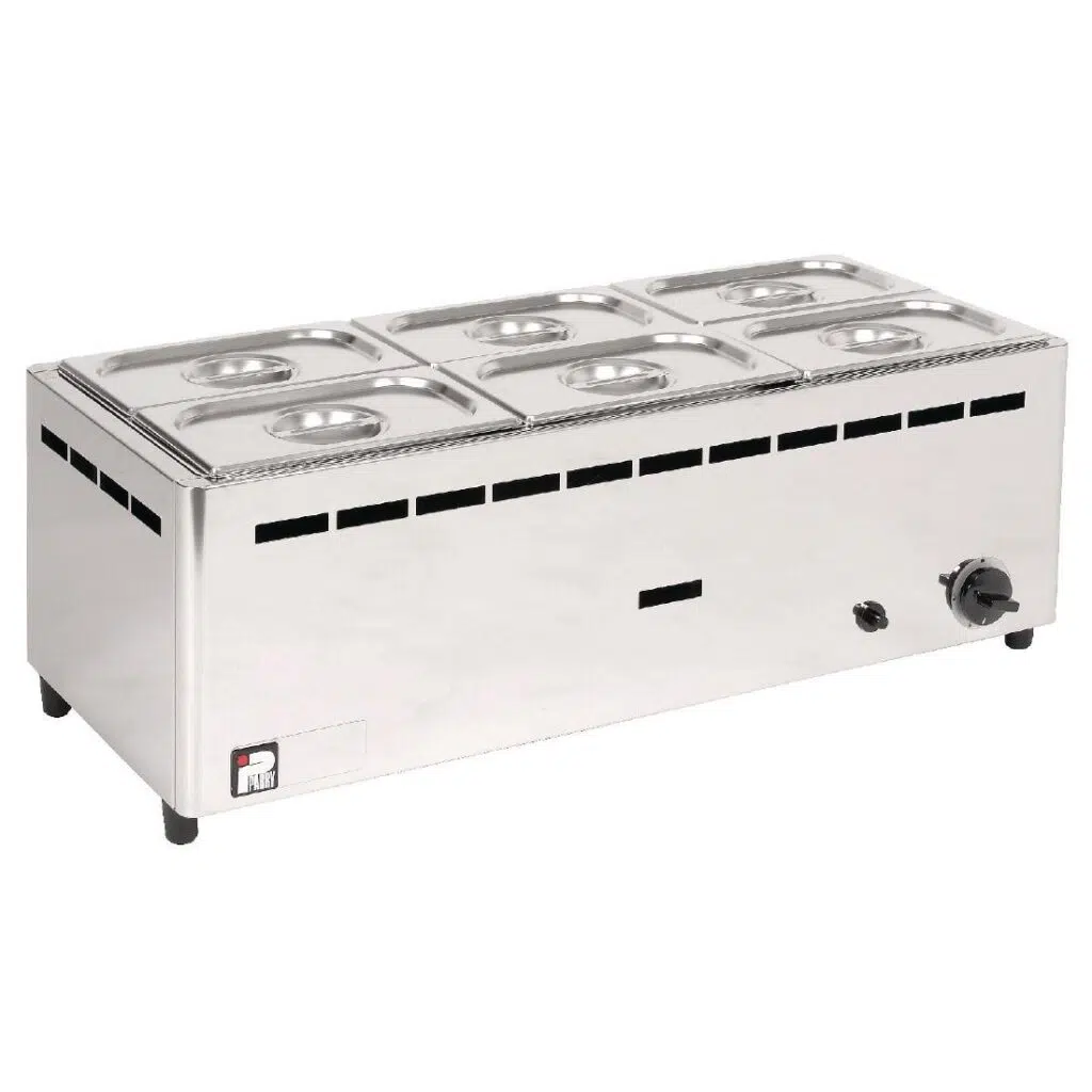 Parry LPG Wet Bain Marie in a kitchen