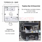 Topbox Pop-Up Bar & Café Unit Indoor Outdoor  Opens in 90 Seconds - Image 3